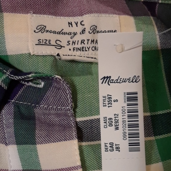 NWT Madewell Broadway & Broome shirt - Picture 4 of 5